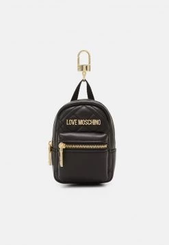 Vendita all'ingrosso 🤩 Love Moschino RUCKSACK QUILTED CHARM - Portachiavi - Nero, Donna 🤩
