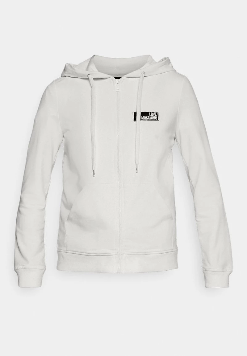 Buono 🤩 Love Moschino Felpa Con Zip - Optical White, Donna ⭐ 6 Buono 🤩 Love Moschino Felpa Con Zip - Optical White, Donna ⭐ - immagine 6