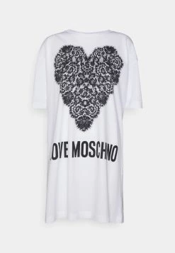 I primi 10 😀 Love Moschino Vestito Di Maglina - Optical White, Donna 🎉