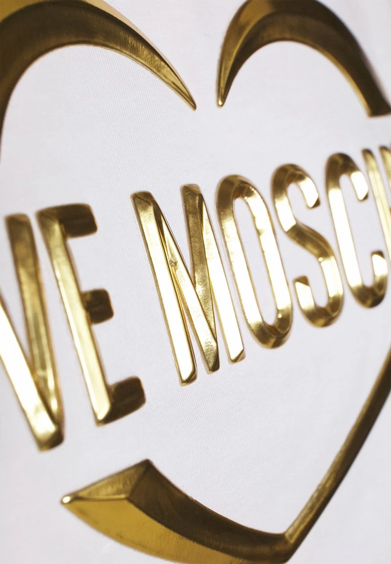 Il più economico 💯 Love Moschino T-shirt Con Stampa - Optical White, Donna 👍 7 Il più economico 💯 Love Moschino T-shirt Con Stampa - Optical White, Donna 👍 - immagine 7