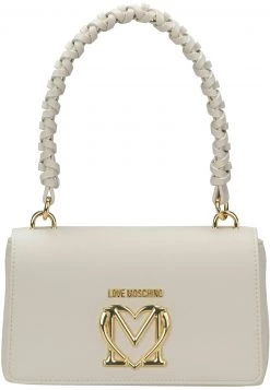 Miglior offerta 😍 Love Moschino EMBROIDERY TOP HANDLE CROSSBODY - Borsa A Mano - Ivory, Donna 🔥