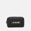 Acquistare 🌟 Love Moschino QUILTED BEAUTY BAG - Trousse - Nero, Donna 💯