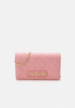Offerte 🧨 Love Moschino QUILTED CHAIN LOGO CROSSBODY - Borsa A Tracolla - Rosa, Donna 🔥