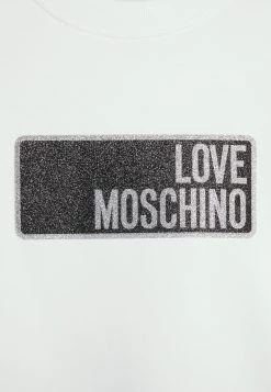 Vendita calda 👍 Love Moschino Felpa - Optical White, Donna 🎁 -Vendite Love Moschino 0a8f6f7acd7047f1808f00ce51913094