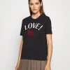 Acquistare ✨ Love Moschino T-shirt Con Stampa - Black, Donna ⭐