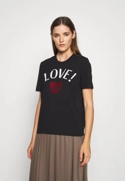 Acquistare β¨ Love Moschino T-shirt Con Stampa - Black, Donna β