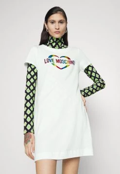 Offerte 🥰 Love Moschino Vestito Di Maglina - Optical White, Donna ⌛ -Vendite Love Moschino 0ddf475bb5f84916b462da4ec3d527ad