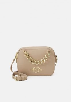 A buon mercato π Love Moschino FRONT CHAIN CAMERA BAG - Borsa A Tracolla - Naturale/nude, Donna π