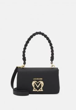 Nuovo di zecca 🧨 Love Moschino EMBROIDERY TOP HANDLE CROSSBODY - Borsa A Mano - Black, Donna 👏