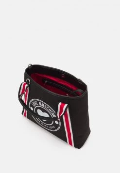 Presa π Love Moschino STRIPED π HANDBAG - Borsa A Mano - Nero, Donna π 7 Presa π Love Moschino STRIPED π HANDBAG - Borsa A Mano - Nero, Donna π -Vendite Love Moschino 0fedac80c0c74d49b4ee06f1aabdea09