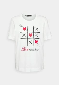 Le migliori recensioni di 🤩 Love Moschino T-shirt Con Stampa - Optical White, Donna 💯