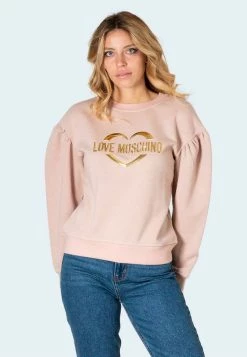 Sconto 👍 Love Moschino APPLY ON - Felpa - Powder Pink, Donna ⭐