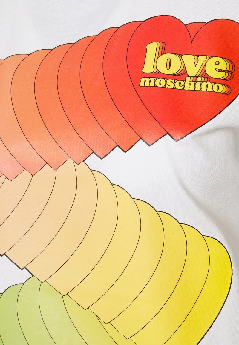 Vendita all'ingrosso 🤩 Love Moschino T-shirt Con Stampa - Optical White, Donna 🥰 3 Vendita all'ingrosso 🤩 Love Moschino T-shirt Con Stampa - Optical White, Donna 🥰 - immagine 3