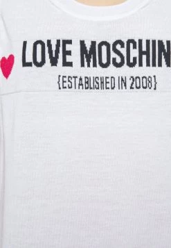 Nuovo di zecca 🌟 Love Moschino Abito In Maglia - Optical White, Donna 🎁 -Vendite Love Moschino 14c926c51346482f8a8870edf7aa2326
