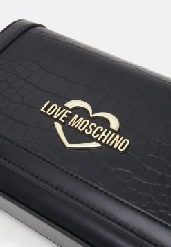 Nuovo di zecca 🔥 Love Moschino CROC HEART HARDWARE CROSSBODY - Borsa A Tracolla - Black, Donna 👏 -Vendite Love Moschino 1639741970fd4880a29bf2a25ad76503