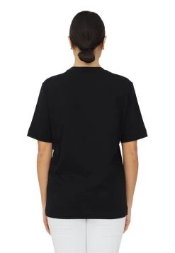 Promo 💯 Love Moschino T-shirt Con Stampa - Black, Donna 🎉 -Vendite Love Moschino 17d6c24103ca401b867a45067b00dc4e
