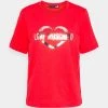 Sconto 😉 Love Moschino T-shirt Con Stampa - Red, Donna 🥰