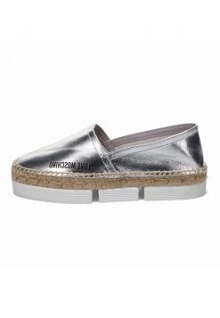 Vendita all'ingrosso 😀 Love Moschino Espadrillas - Argento, Donna 🎁