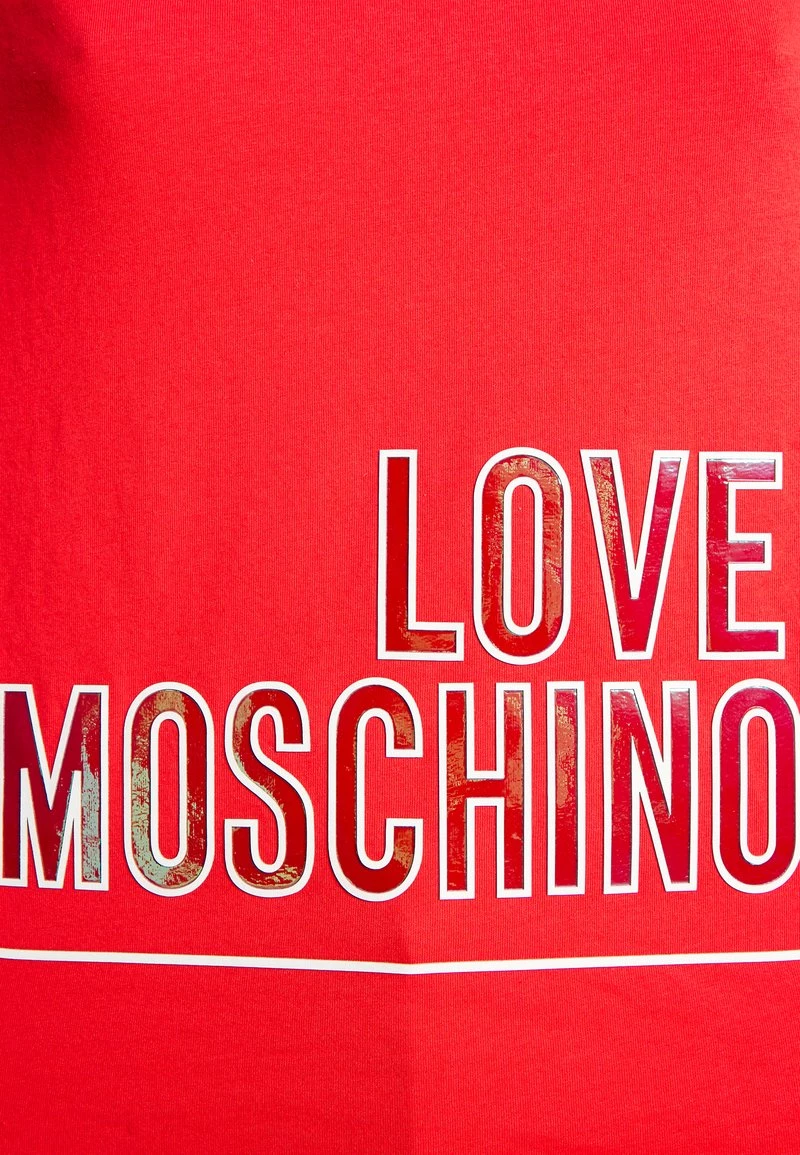 A buon mercato π Love Moschino T-shirt Con Stampa - Red, Donna π 7 A buon mercato π Love Moschino T-shirt Con Stampa - Red, Donna π - immagine 7