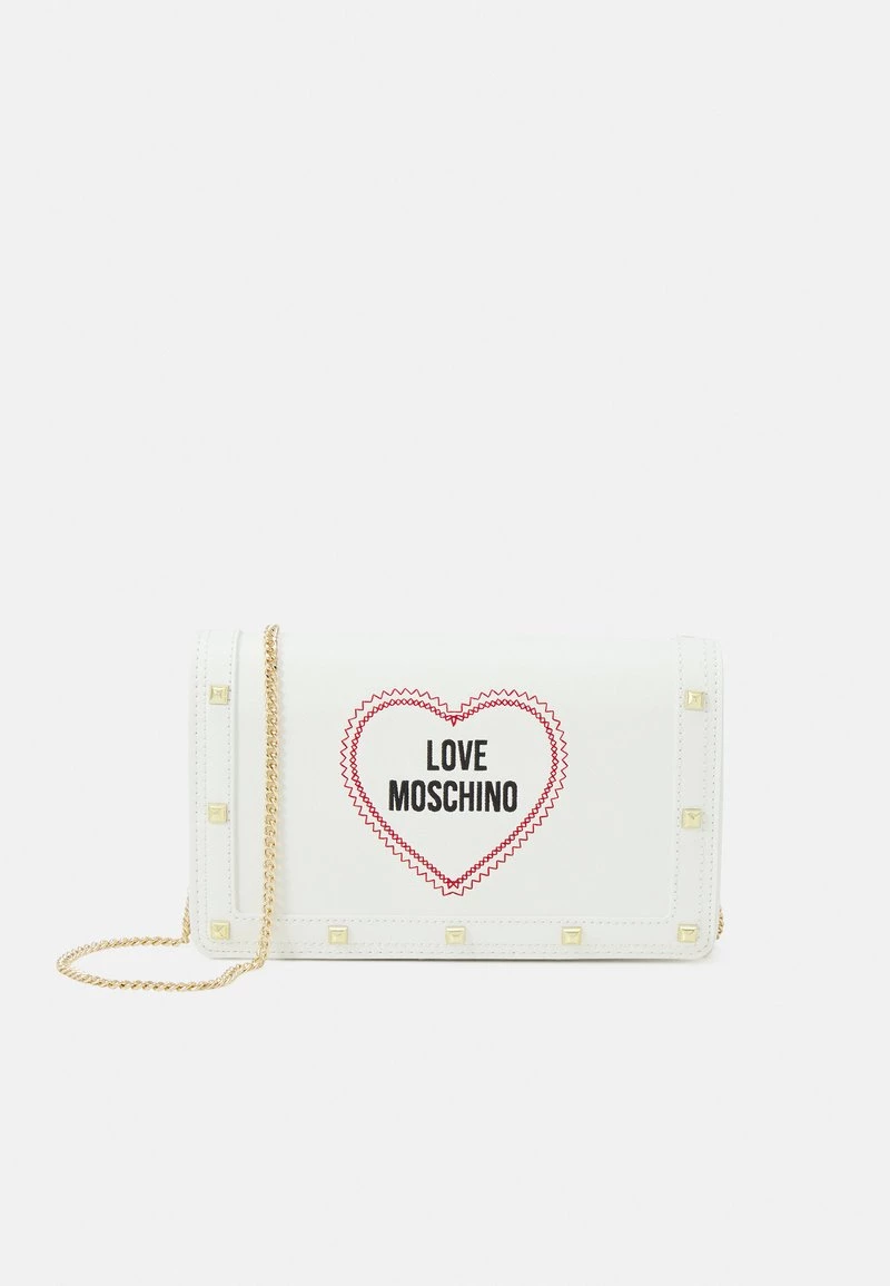 Vendita calda β Love Moschino LOVE HEART STUD CROSSBODY - Borsa A Tracolla - Bianco, Donna π 1 Vendita calda β Love Moschino LOVE HEART STUD CROSSBODY - Borsa A Tracolla - Bianco, Donna π