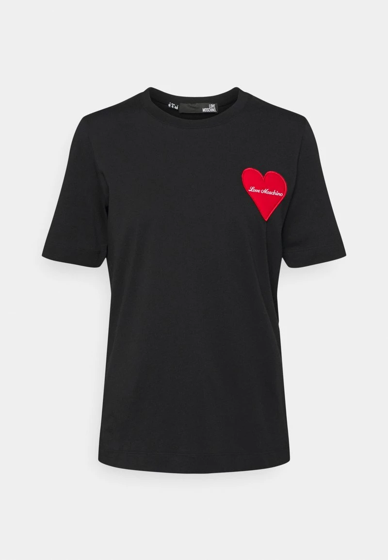 Presa π₯° Love Moschino T-shirt Con Stampa - Black, Donna β 1 Presa π₯° Love Moschino T-shirt Con Stampa - Black, Donna β