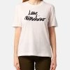 Il più economico 👍 Love Moschino T-shirt Con Stampa - White, Donna 😍