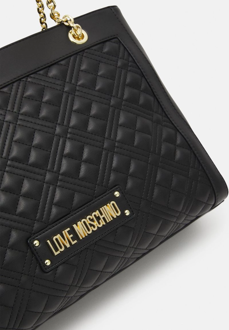 Buono π Love Moschino QUILTED CHAIN π HANDBAG - Borsa A Mano - Nero, Donna π 4 Buono π Love Moschino QUILTED CHAIN π HANDBAG - Borsa A Mano - Nero, Donna π - immagine 4