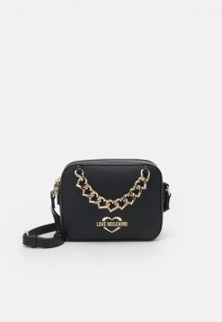 Bilancio 😍 Love Moschino FRONT CHAIN CAMERA BAG - Borsa A Tracolla - Nero, Donna 🤩