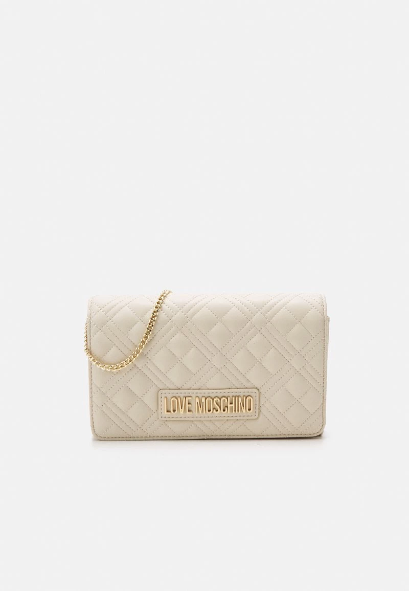 Presa π₯° Love Moschino QUILTED CHAIN LOGO CROSSBODY - Borsa A Tracolla - Avorio, Donna π 1 Presa π₯° Love Moschino QUILTED CHAIN LOGO CROSSBODY - Borsa A Tracolla - Avorio, Donna π