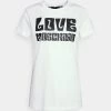 Miglior prezzo 🤩 Love Moschino T-shirt Con Stampa - Optical White, Donna ✨