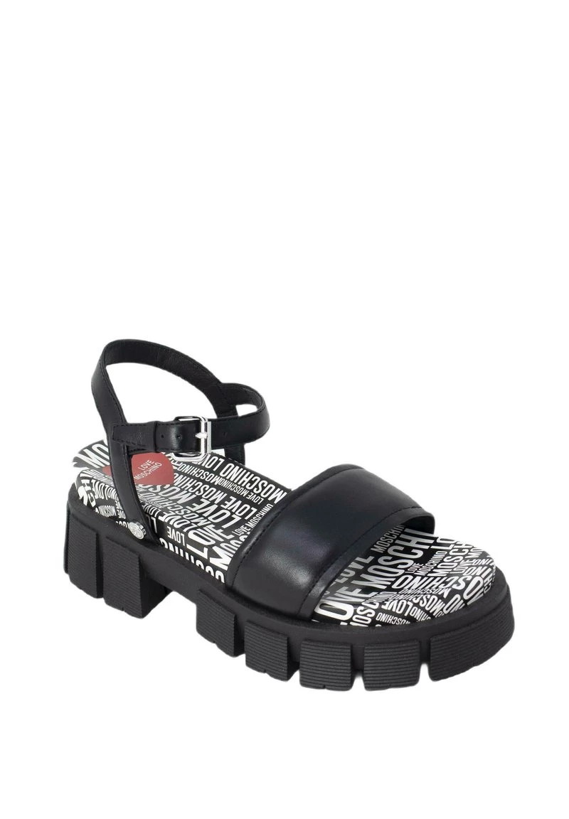 Presa π Love Moschino SAN LOD TASSEL - π©΄ Sandali Con Plateau - Black, Donna π 2 Presa π Love Moschino SAN LOD TASSEL - π©΄ Sandali Con Plateau - Black, Donna π - immagine 2