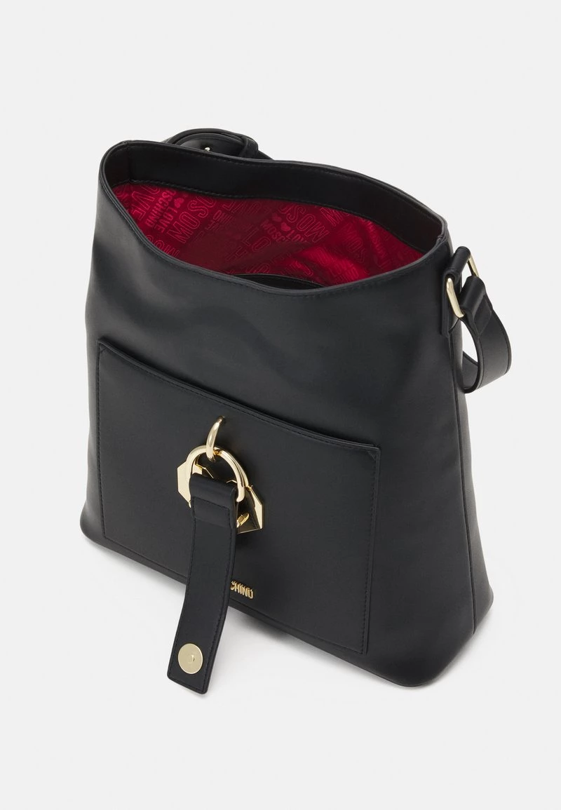 Nuovo di zecca 𧨠Love Moschino LOCK HEART HOBO - Borsa A Mano - Nero, Donna π 3 Nuovo di zecca 𧨠Love Moschino LOCK HEART HOBO - Borsa A Mano - Nero, Donna π - immagine 3