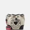 Sconto 🌟 Love Moschino STRIPED BUCKET - Borsa A Mano - Beige, Donna 😀