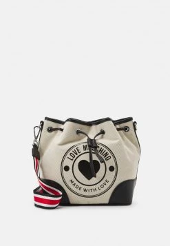 Sconto 🌟 Love Moschino STRIPED BUCKET - Borsa A Mano - Beige, Donna 😀