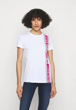 Promo 💯 Love Moschino T-shirt Con Stampa - Optical White, Donna ⭐