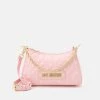 Bilancio 🎁 Love Moschino QUILTED LOGO CHAIN POUCHETTE - Borsa A Mano - Rosa, Donna 🥰