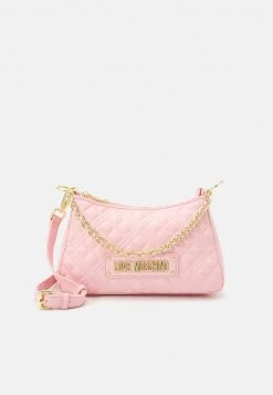 Bilancio 🎁 Love Moschino QUILTED LOGO CHAIN POUCHETTE - Borsa A Mano - Rosa, Donna 🥰