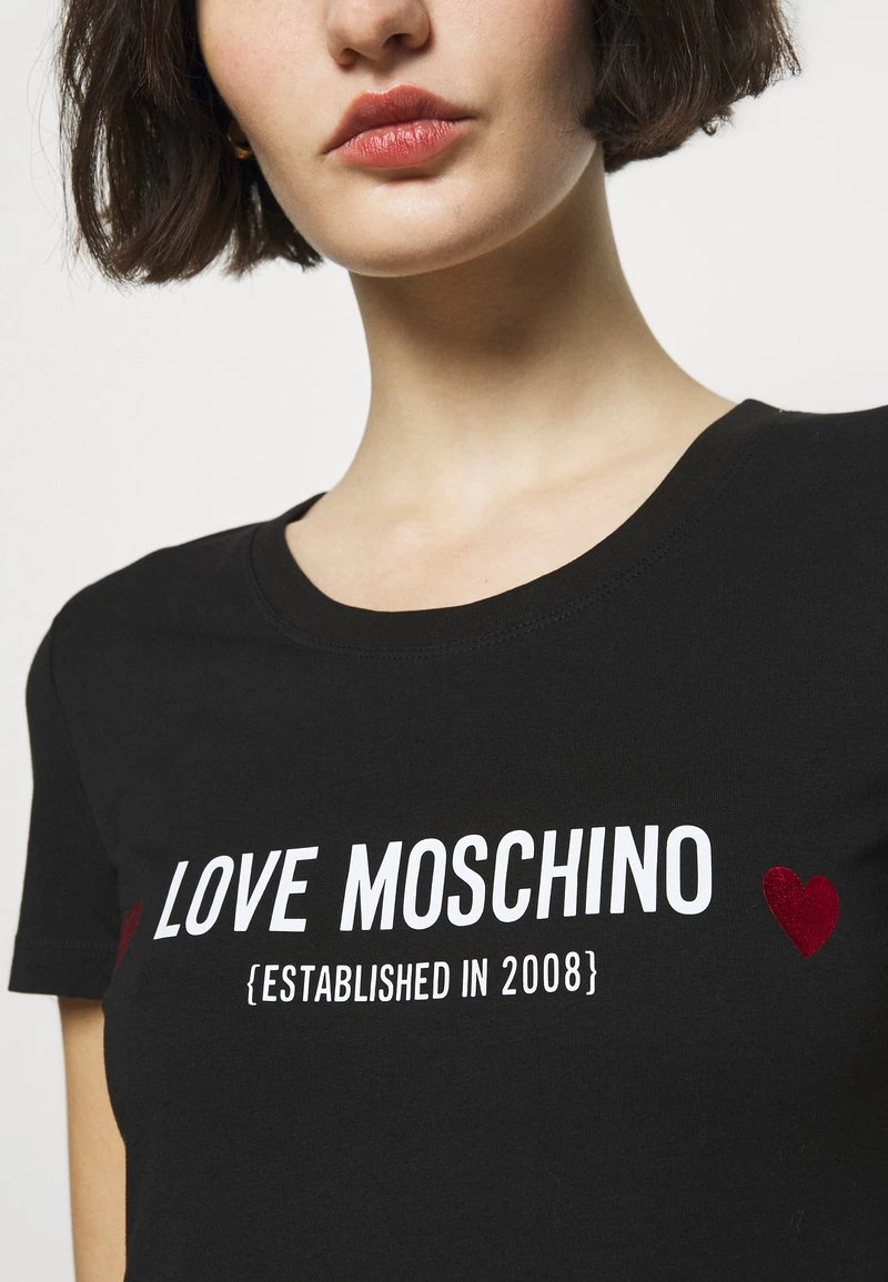 Vendita all'ingrosso π Love Moschino T-shirt Con Stampa - Black, Donna π― 6 Vendita all'ingrosso π Love Moschino T-shirt Con Stampa - Black, Donna π― - immagine 6