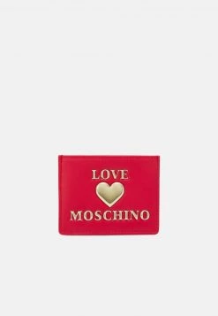 Buono π Love Moschino HEART PURSE - Portafoglio - Rosso, Donna π