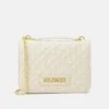 Miglior prezzo 💯 Love Moschino QUILTED CHAIN SHOULDER BAG - Borsa A Mano - Off-white, Donna ⭐