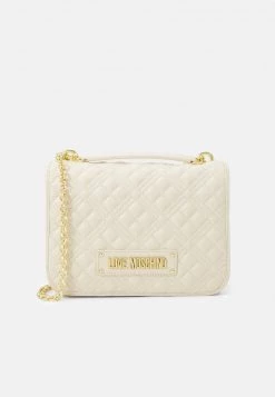Miglior prezzo 💯 Love Moschino QUILTED CHAIN SHOULDER BAG - Borsa A Mano - Off-white, Donna ⭐