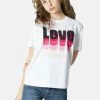 Le migliori recensioni di ⌛ Love Moschino T-shirt Con Stampa - White, Donna ❤️