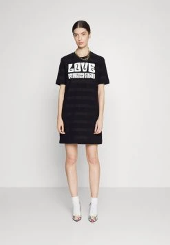 Vendita lampo π₯ Love Moschino Abito A Camicia - Black, Donna βοΈ