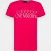 A buon mercato 🔥 Love Moschino T-shirt Con Stampa - Fuchsia, Donna 👍