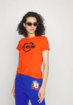 Vendita lampo 🛒 Love Moschino T-shirt Con Stampa - Orange, Donna 💯 -Vendite Love Moschino 32749ce63a1640d795ff3f816411335e