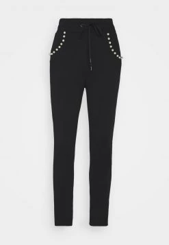 Nuovo 👏 Love Moschino Pantaloni Sportivi - Black, Donna 😀