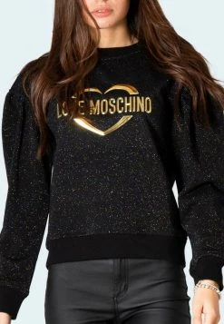 Vendita lampo ✨ Love Moschino APPLY ON - Felpa - Black, Donna ✔️ -Vendite Love Moschino 3407e5277b9f4fecb62d1f6958406afe