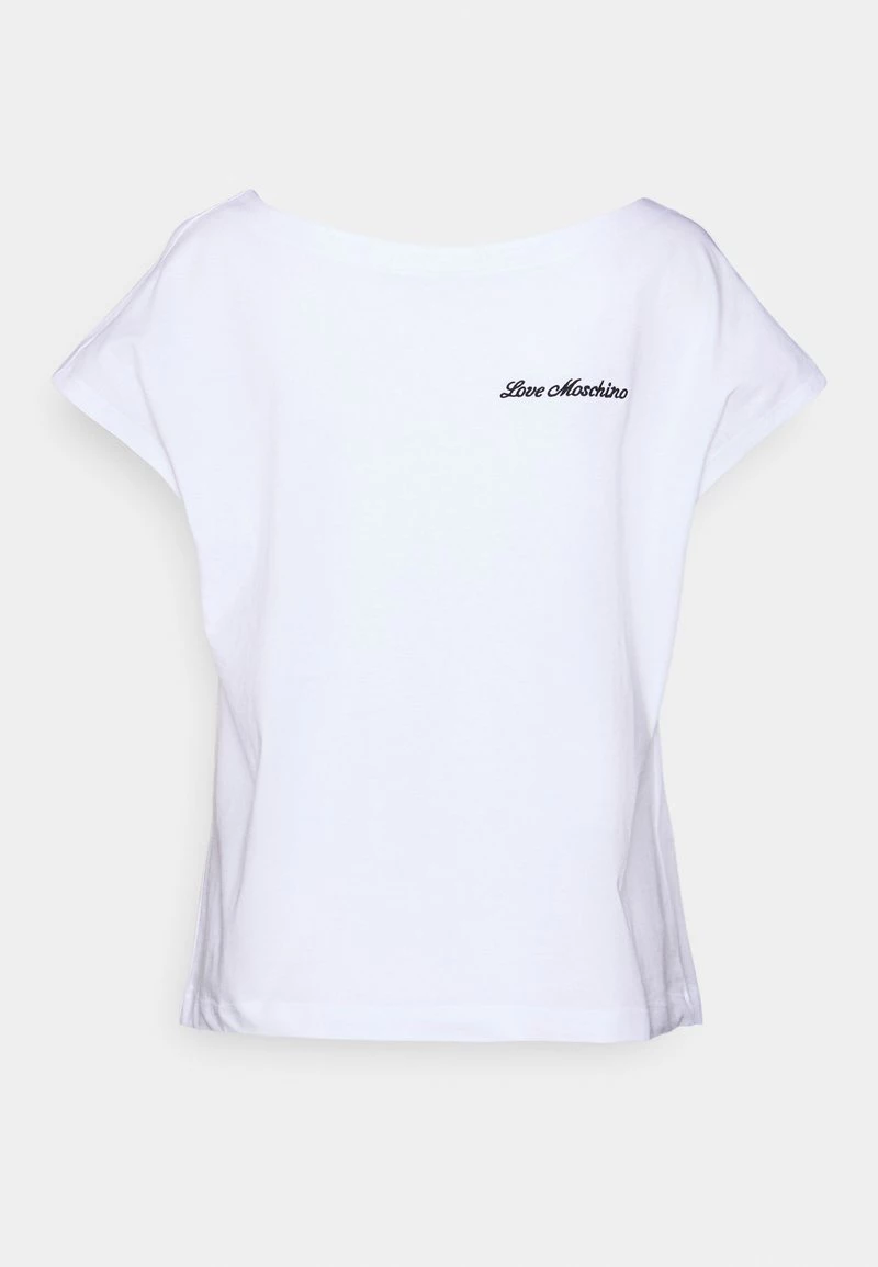 Offerte β¨ Love Moschino T-shirt Con Stampa - Optical White, Donna π 2 Offerte β¨ Love Moschino T-shirt Con Stampa - Optical White, Donna π - immagine 2