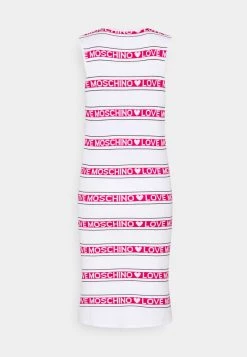 Nuovo di zecca 🤩 Love Moschino Abito In Maglia - Optical White, Donna 😍 -Vendite Love Moschino 3437983dd31f47608001d8bb39979c15