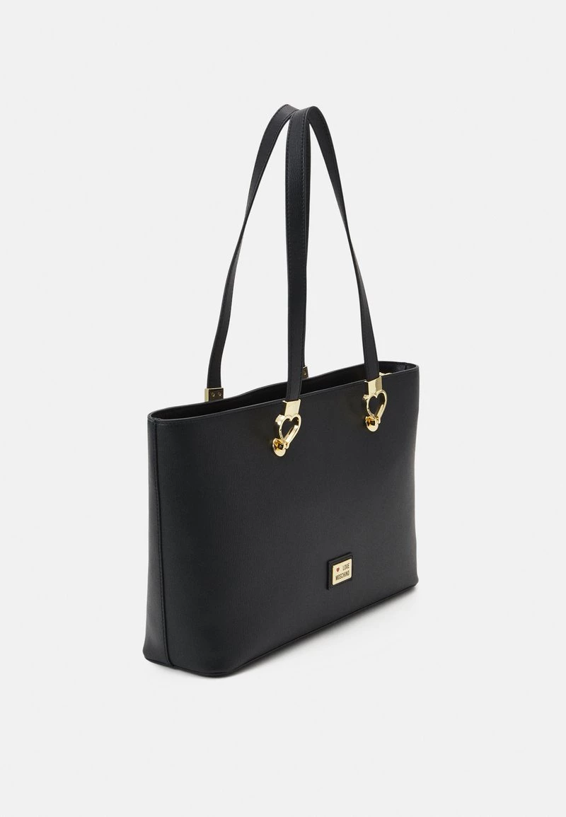 I primi 10 ⌛ Love Moschino KNOT HARDWARE SHOPPER - Shopping Bag - Nero, Donna ✨ 2 I primi 10 ⌛ Love Moschino KNOT HARDWARE SHOPPER - Shopping Bag - Nero, Donna ✨ - immagine 2